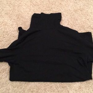 Black long sleeve turtle neck